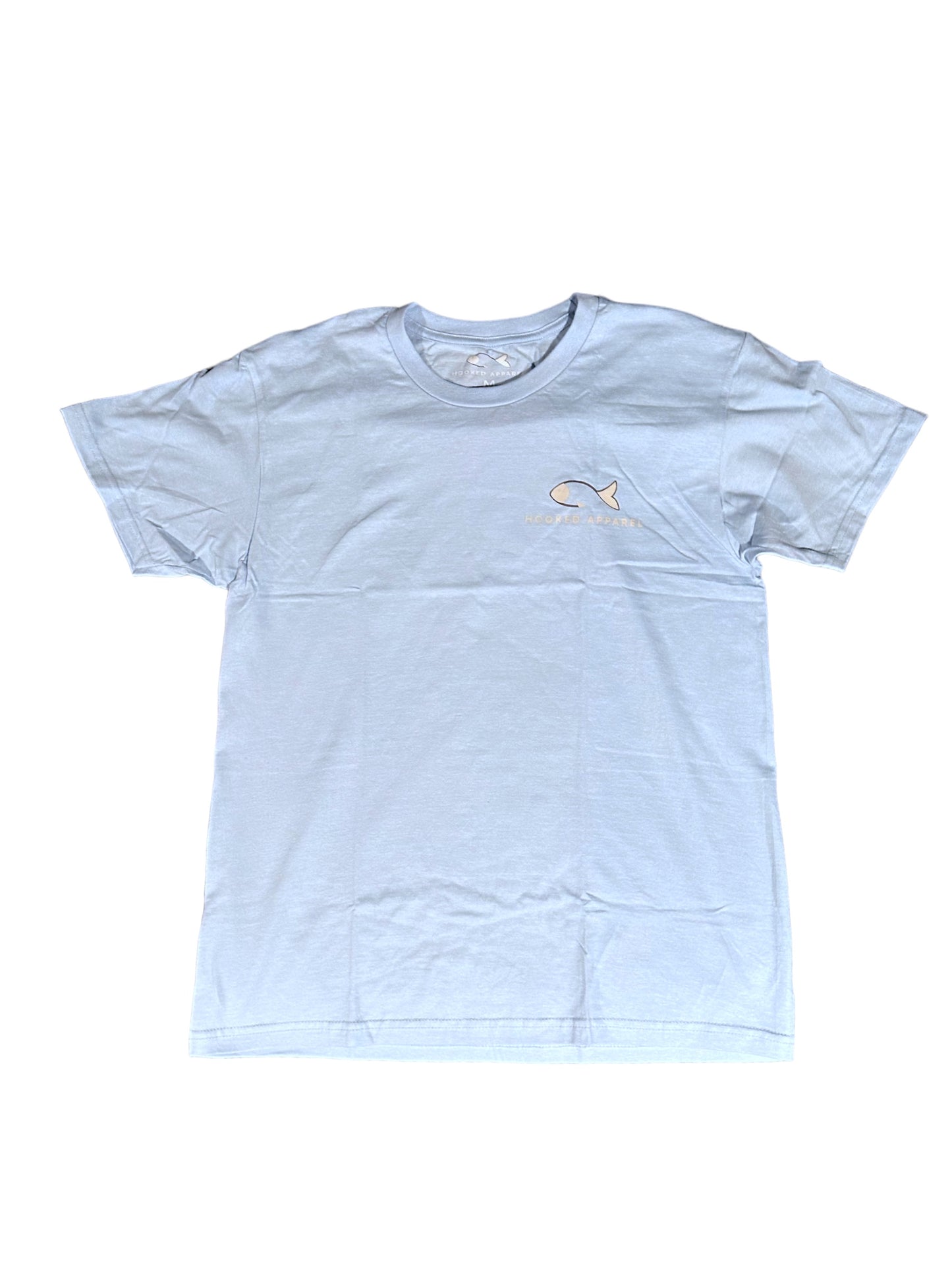 Bass fishing T-Shirt- Light Blue (Loose fit)